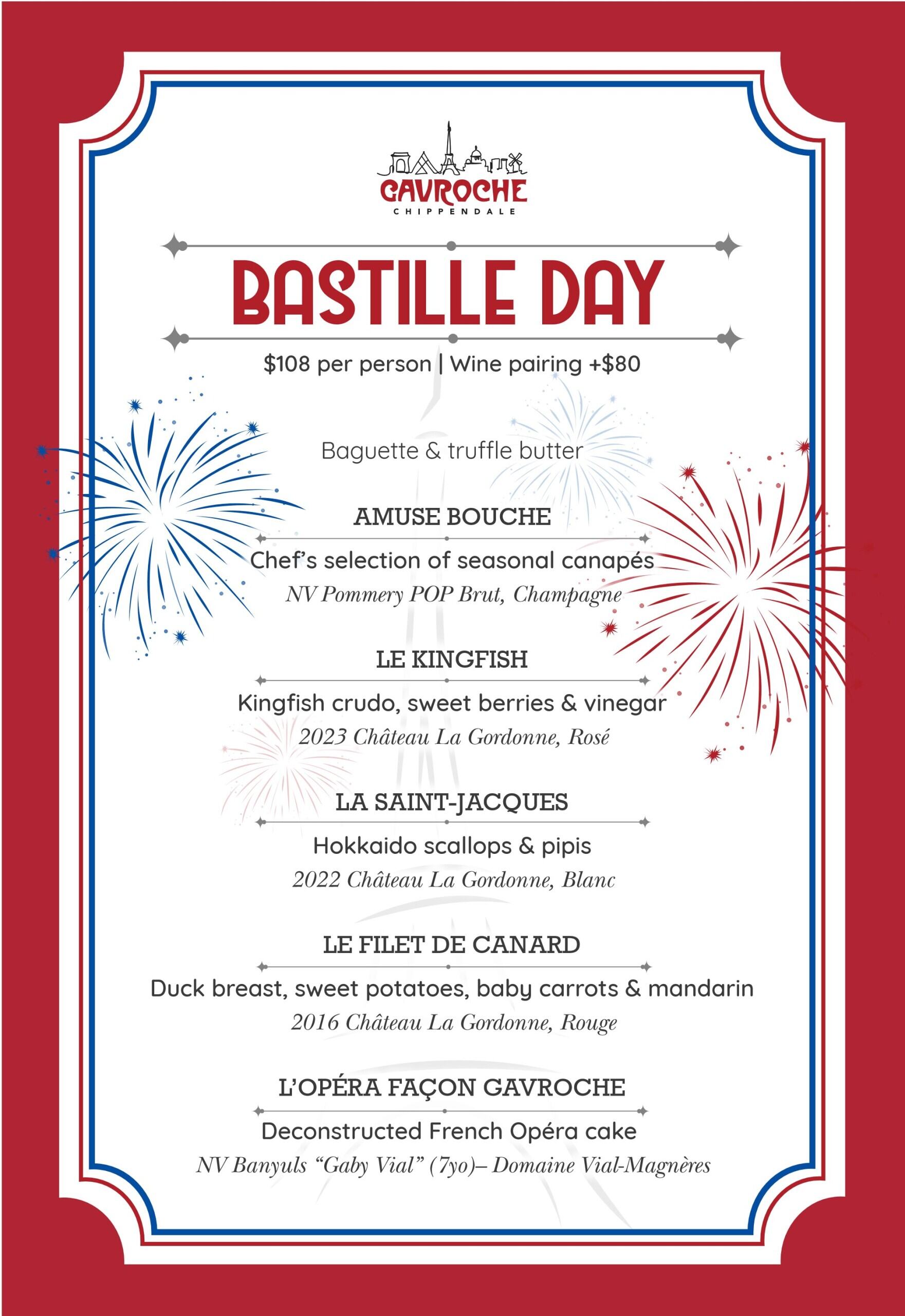 Bastille Day Gavroche Chippendale 2024